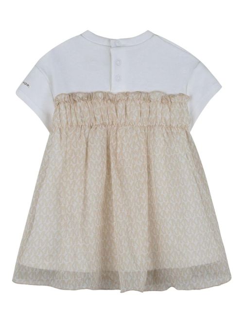 Abito Michael Kors in cotone e tulle MICHAEL KORS | R30555BIANCO